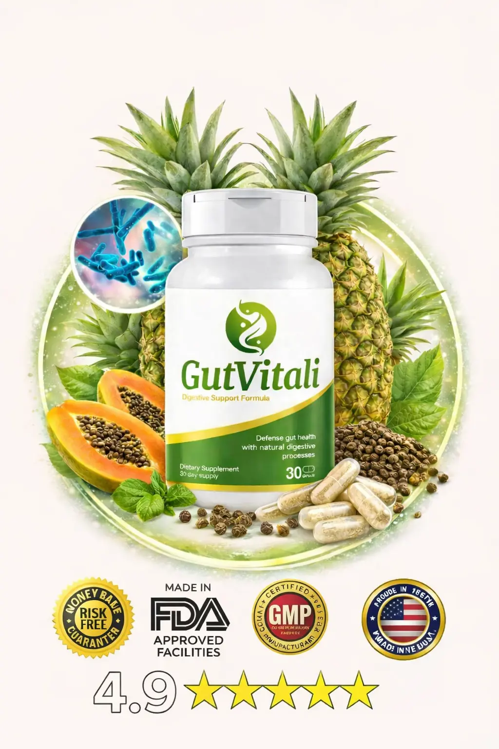 GutVitali  Natural Gut Health Supplement